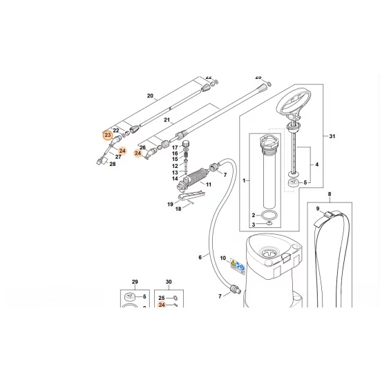 STIHL  Element łączący 4255 513 0200